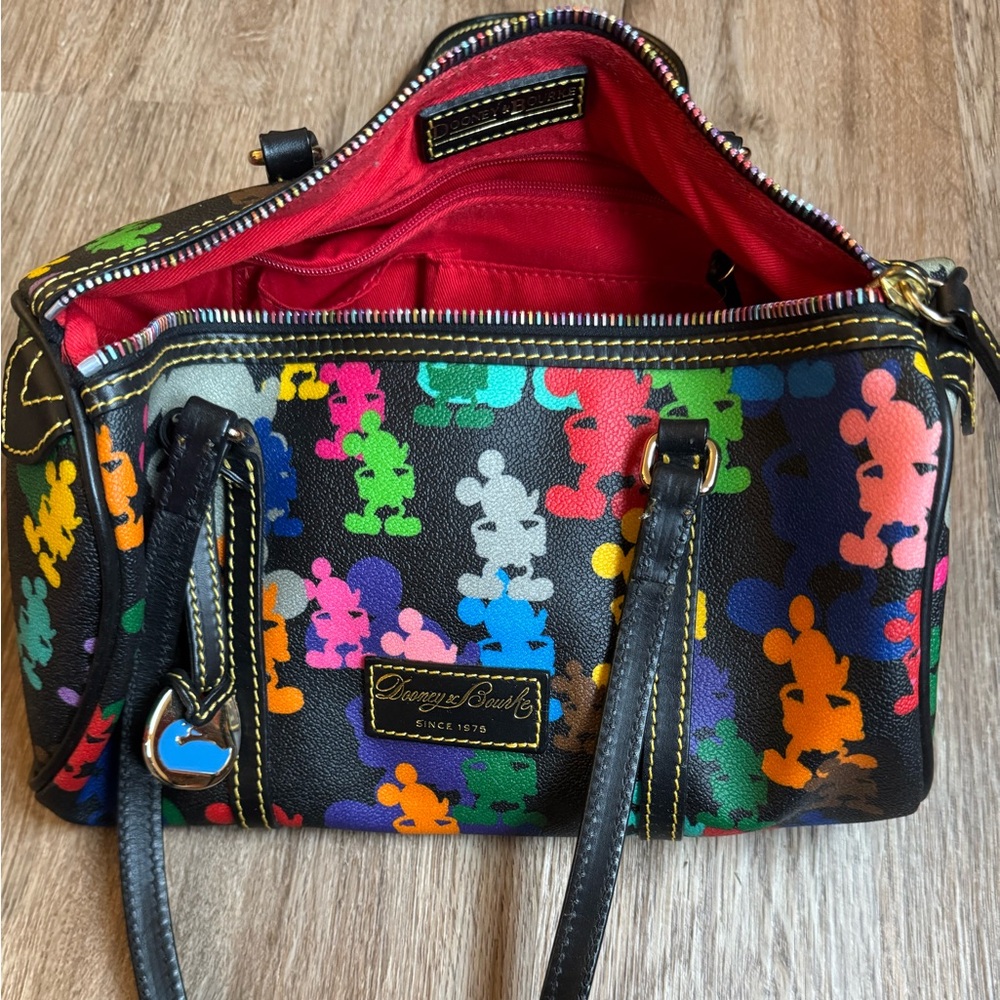 Disney Black Multicolor Mickey Mouse Bag